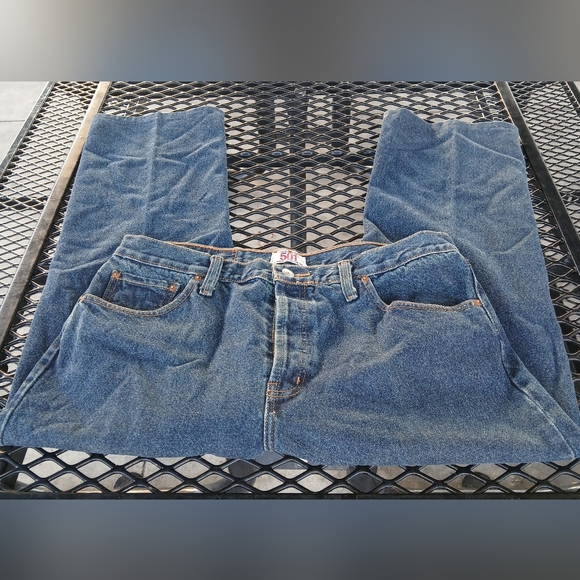 Mens Levis 501 Jeans Size 36x27 - Picture 2 of 5